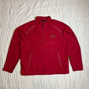 St. Louis Cardinals Jacket Mens Size M MLB Baseball Pullover CB Weathertec